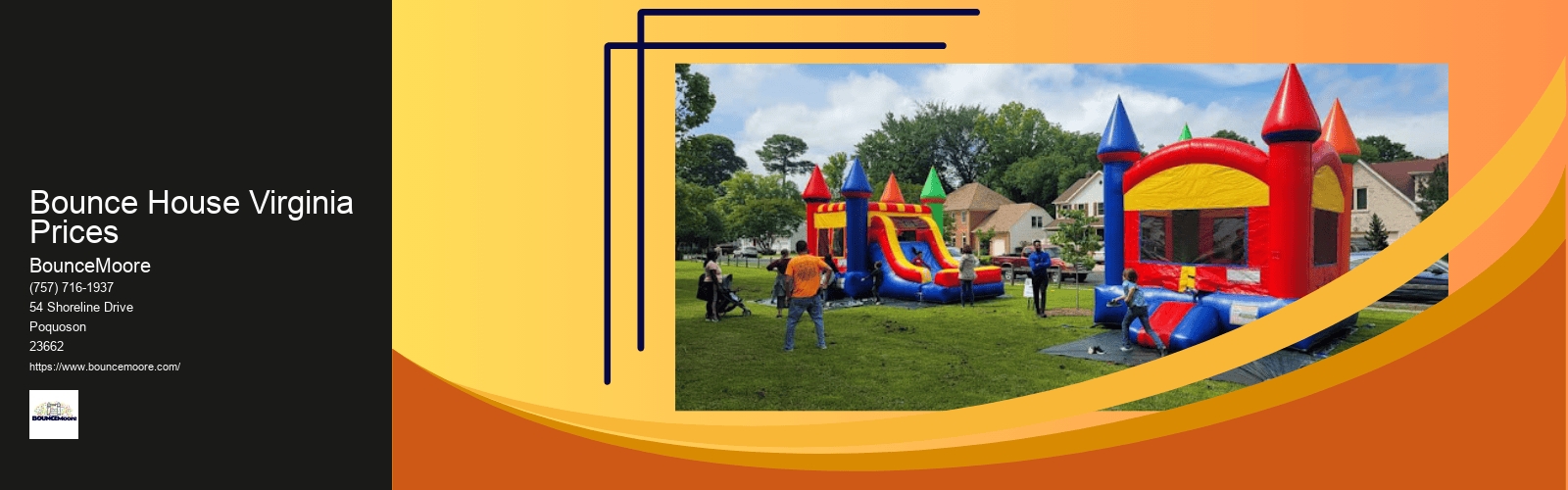 Bounce House Virginia Prices