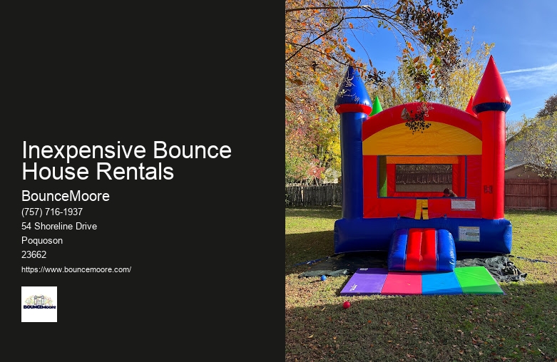 Bounce House Rental Prices Near Me