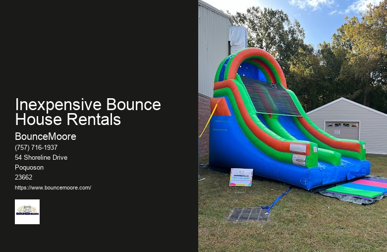 Cheap Inflatable Rentals Near Me