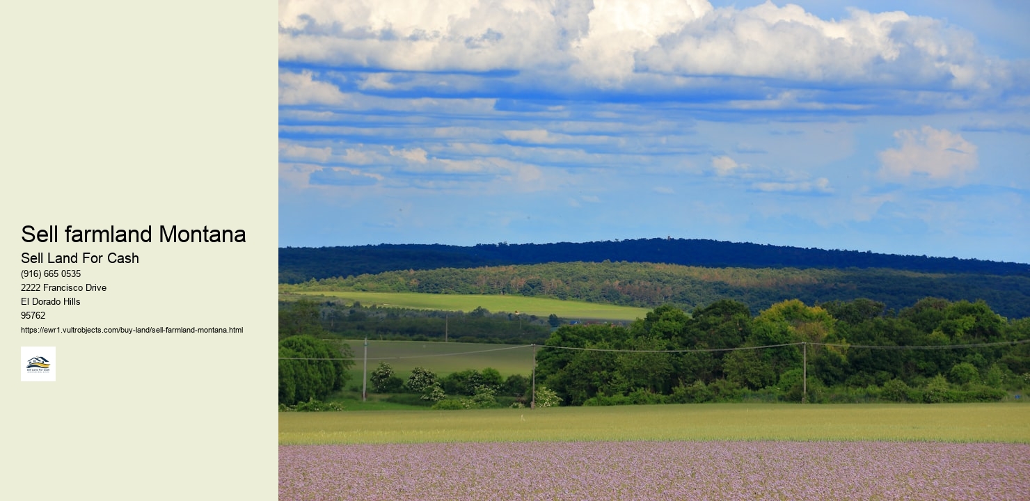 Sell farmland Montana