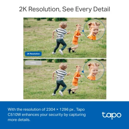 Cámara de Seguridad Tapo C510W 2K – Visión Nocturna y 360° - Imagen 8