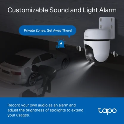 Cámara de Seguridad Tapo C510W 2K – Visión Nocturna y 360° - Imagen 4