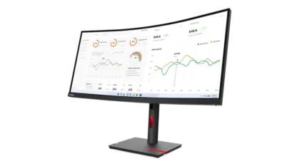 Monitor Curvo Lenovo ThinkVision T34w-30 34" WQHD USB-C - Imagen 3
