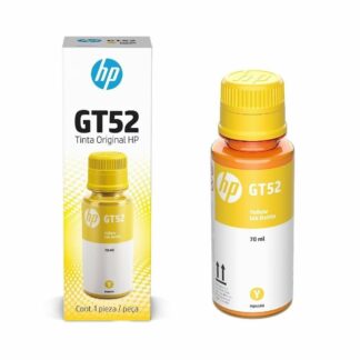 HP GT52 Amarillo – Botella de Tinta Original 70 ml para Impresoras HP Smart Tank y DeskJet