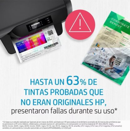 HP GT52 Amarillo – Botella de Tinta Original 70 ml para Impresoras HP Smart Tank y DeskJet - Imagen 4