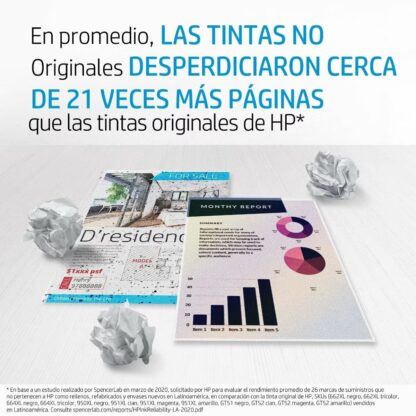 HP GT52 Amarillo – Botella de Tinta Original 70 ml para Impresoras HP Smart Tank y DeskJet - Imagen 3
