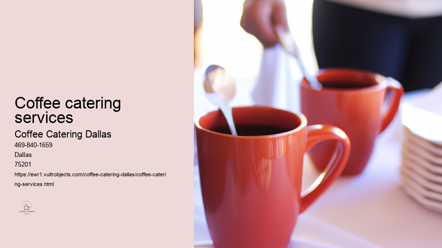 coffee catering services