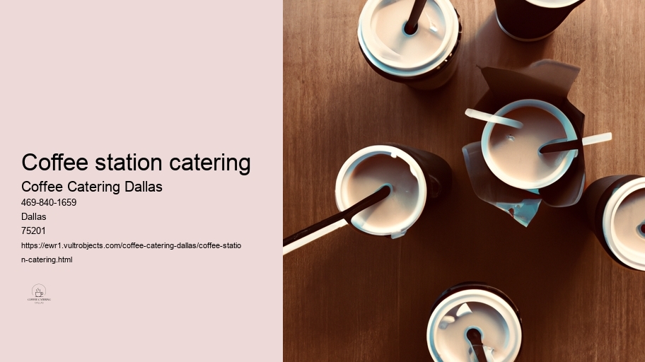 coffee station catering