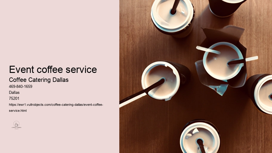 event coffee service