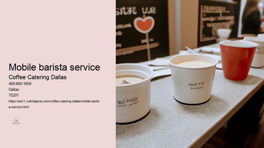 What is Unique About Dallas Coffee Catering Services? 