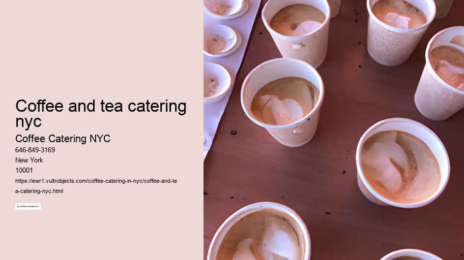 How to Make a Lasting Impression with Coffee Catering in NYC 