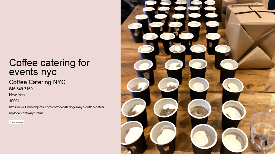 Questions to Ask Before Booking a Coffee Caterer for Your Event 