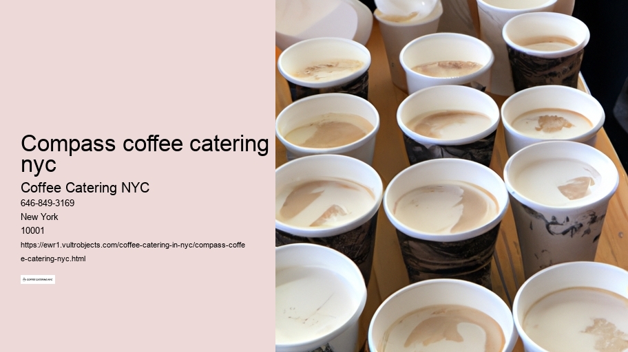 compass coffee catering nyc