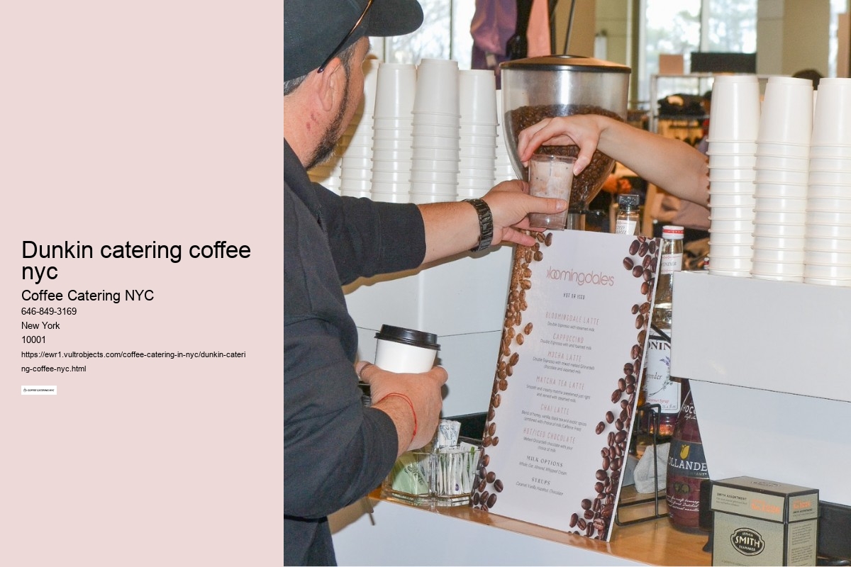 What Types of Drinks and Foods Can Be Served Through Coffee Catering?