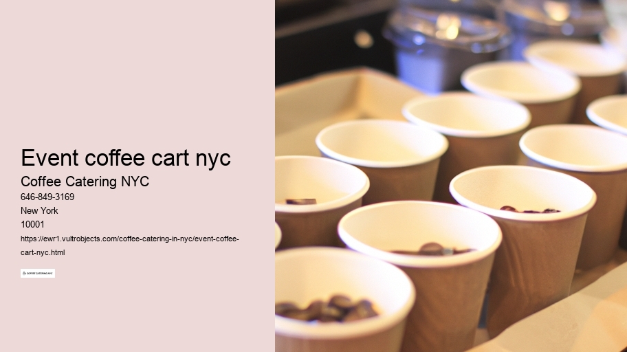 event coffee cart nyc