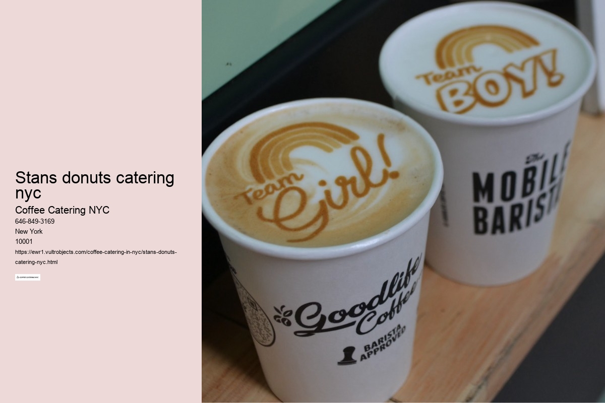 Creative Ideas for Coffee Catering Menus 