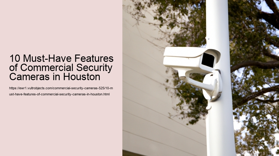 10 Must-Have Features of Commercial Security Cameras in Houston