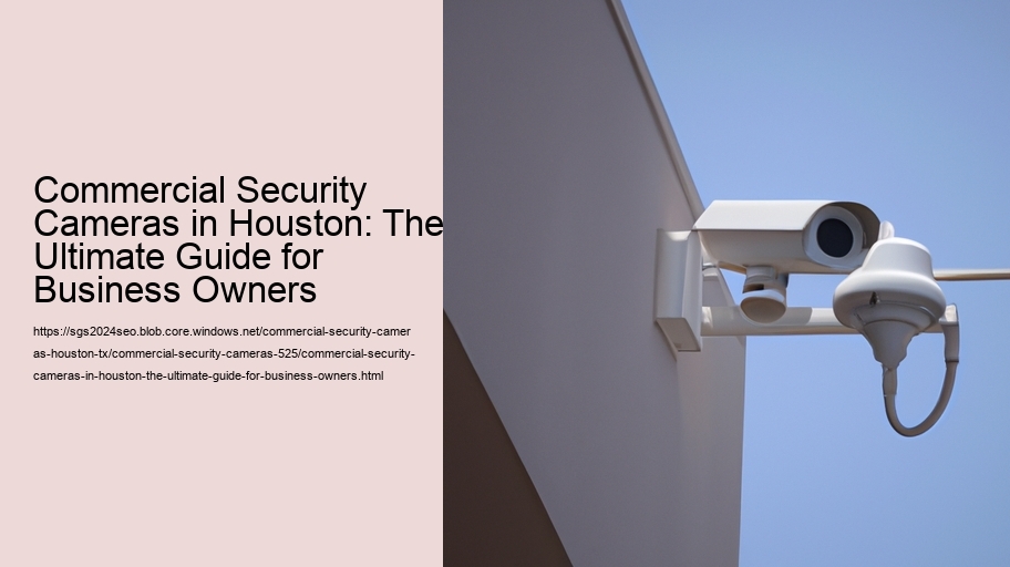 Commercial Security Cameras in Houston: The Ultimate Guide for Business Owners