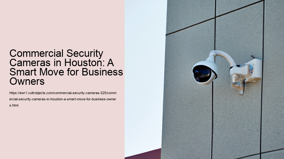 Commercial Security Cameras in Houston: A Smart Move for Business Owners