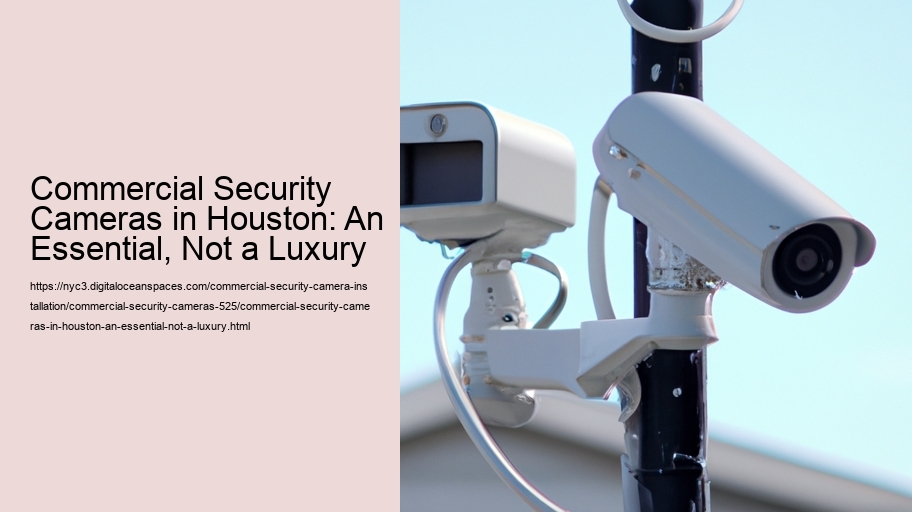 Commercial Security Cameras in Houston: An Essential, Not a Luxury