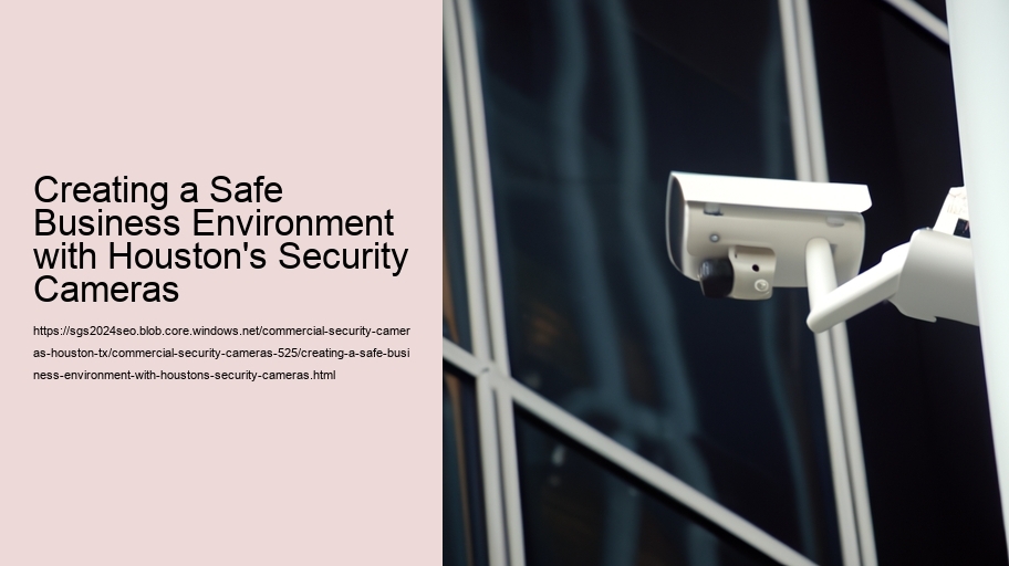 Creating a Safe Business Environment with Houston's Security Cameras