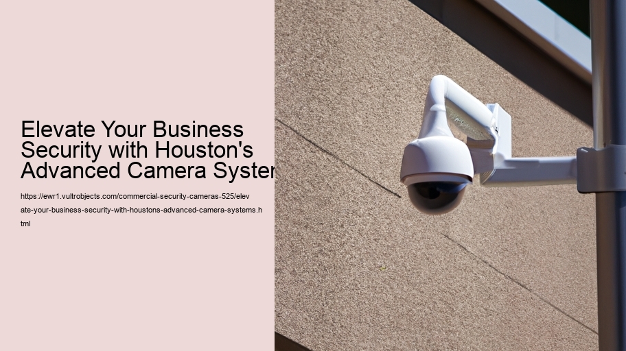 Elevate Your Business Security with Houston's Advanced Camera Systems