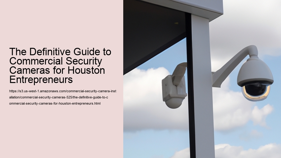 The Definitive Guide to Commercial Security Cameras for Houston Entrepreneurs