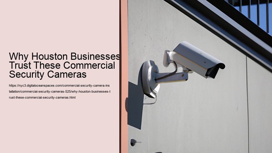 Why Houston Businesses Trust These Commercial Security Cameras