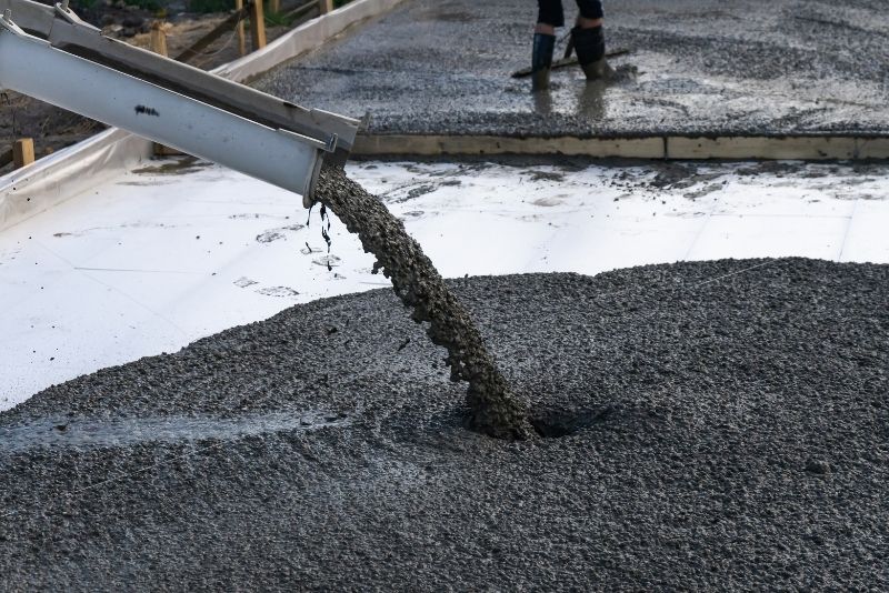 for concreting aggregate should be in