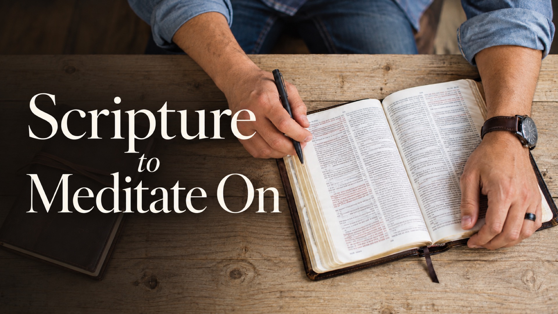 An occasional series on passages of Scripture that have brought lasting help and encouragement, preached between messages in Isaiah.