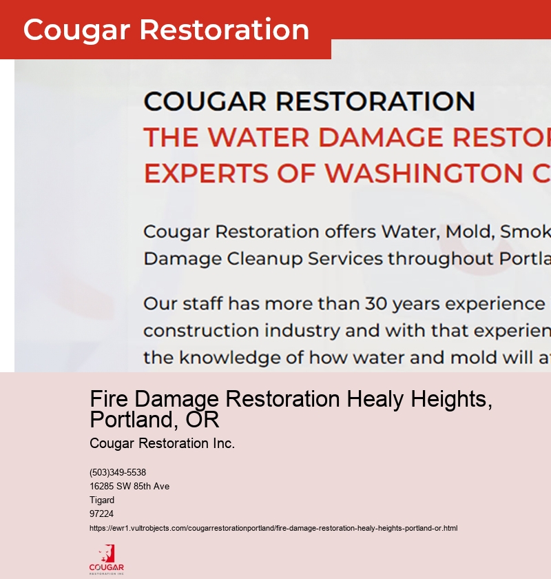 Fire Damage Restoration Southwest Hills, Portland, OR