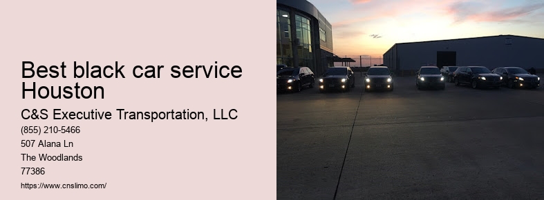 Black car service Houston TX