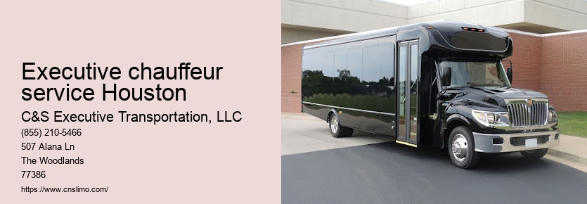 Luxury car chauffeur service Houston