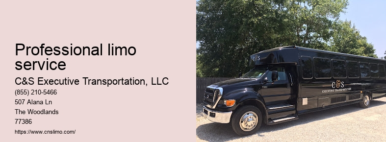 Limo rental for events