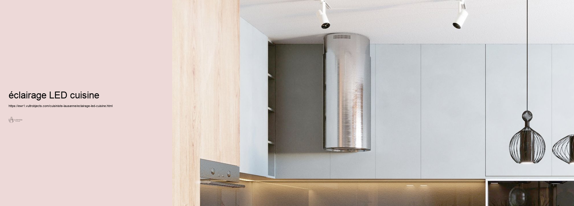 éclairage LED cuisine