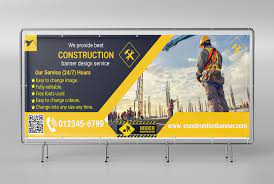 Custom Construction Fence Banners & Company Brand Signs