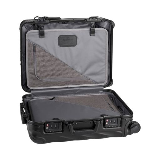 TUMI 19 Degree Aluminum Matte Black Continental Carry-On - Image 2