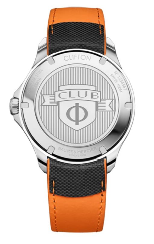 Baume & Mercier Clifton Club Automatic White Dial Black Sailcloth Watch, 42mm - Image 2