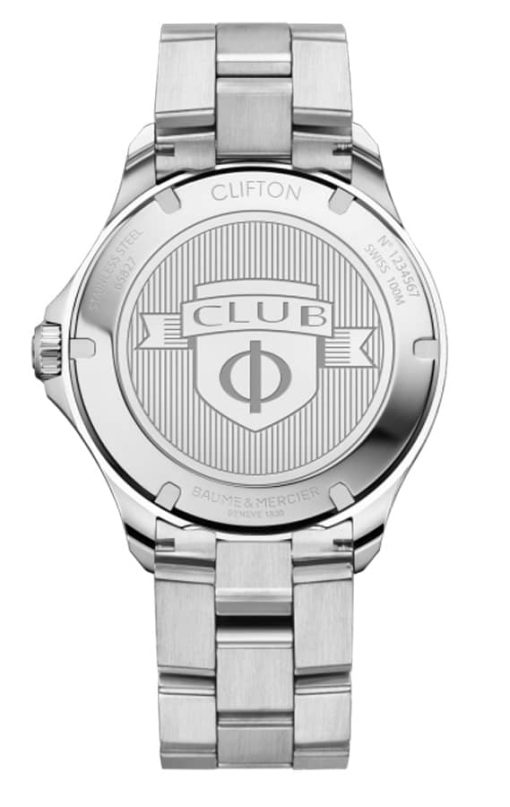 Baume & Mercier Clifton Club Automatic Black Opaline Dial Stainless Steel Watch, 42mm - Image 2