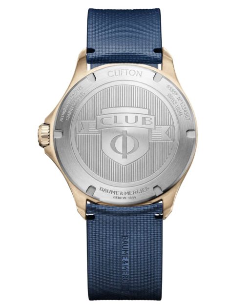 Baume & Mercier Clifton Club Automatic Blue Opaline Dial w/ Changeable Straps Watch, 42mm - Image 2