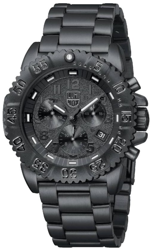 Luminox 3180 Series Navy Seal Colormark Chrono Black Stainless Steel Mens Watch - Image 2