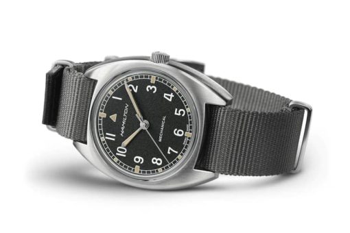 Hamilton Khaki Aviation Pilot Pioneer Mechanical Black Dial Grey Nano Watch, 36mm x 33mm - Image 3
