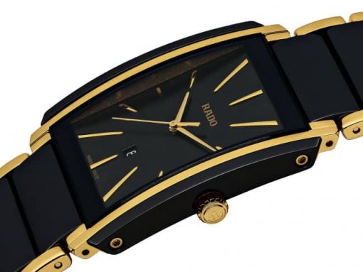 Rado Integral Quartz Black Dial Two-Tone Ceramic Watch, 31mm - Image 2