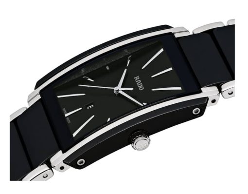 Rado Integral Quartz Black Dial Two-Tone Ceramic Watch, 31mm - Image 2