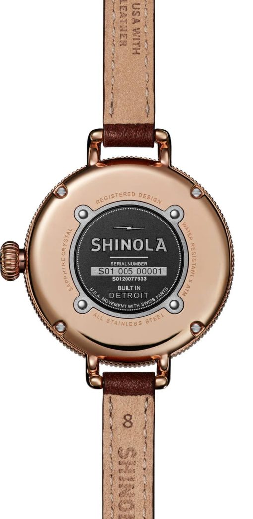 Shinola The Birdy Rose Gold Watch, 34mm - Image 2