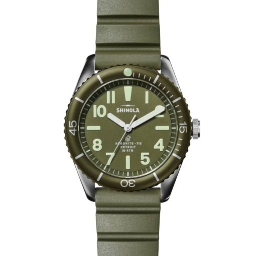 Shinola The Duck 42mm OD Green Watch - Image 2
