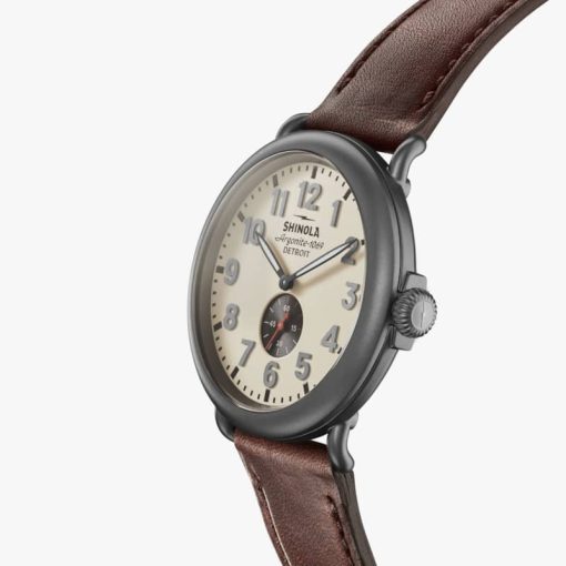 Shinola The Runwell 47mm Cream Dial Mens Watch - Image 2