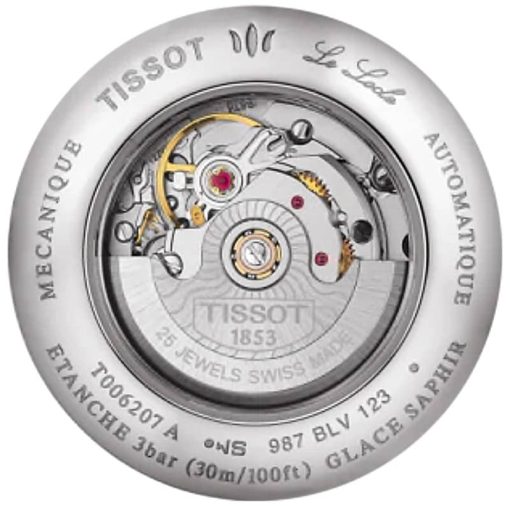 Tissot  Le Locle Automatic Black Dial Stainless Steel Bracelet Watch, 29mm - Image 3
