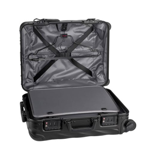 TUMI 19 Degree Aluminum Matte Black Continental Carry-On - Image 3