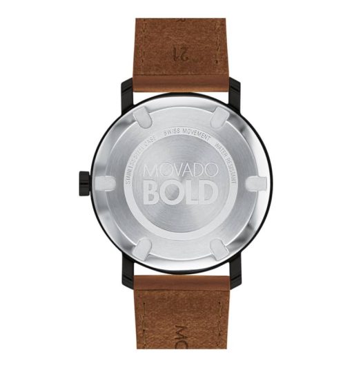 Movado Bold Evolution 40mm Black Ion-Plated Stainless Steel Mens Watch - Image 3